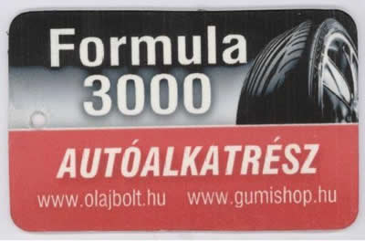 Reklámillatosító - Formula 3000